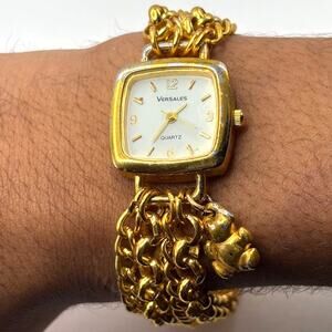 Vintage Gold Versales Chain Watch